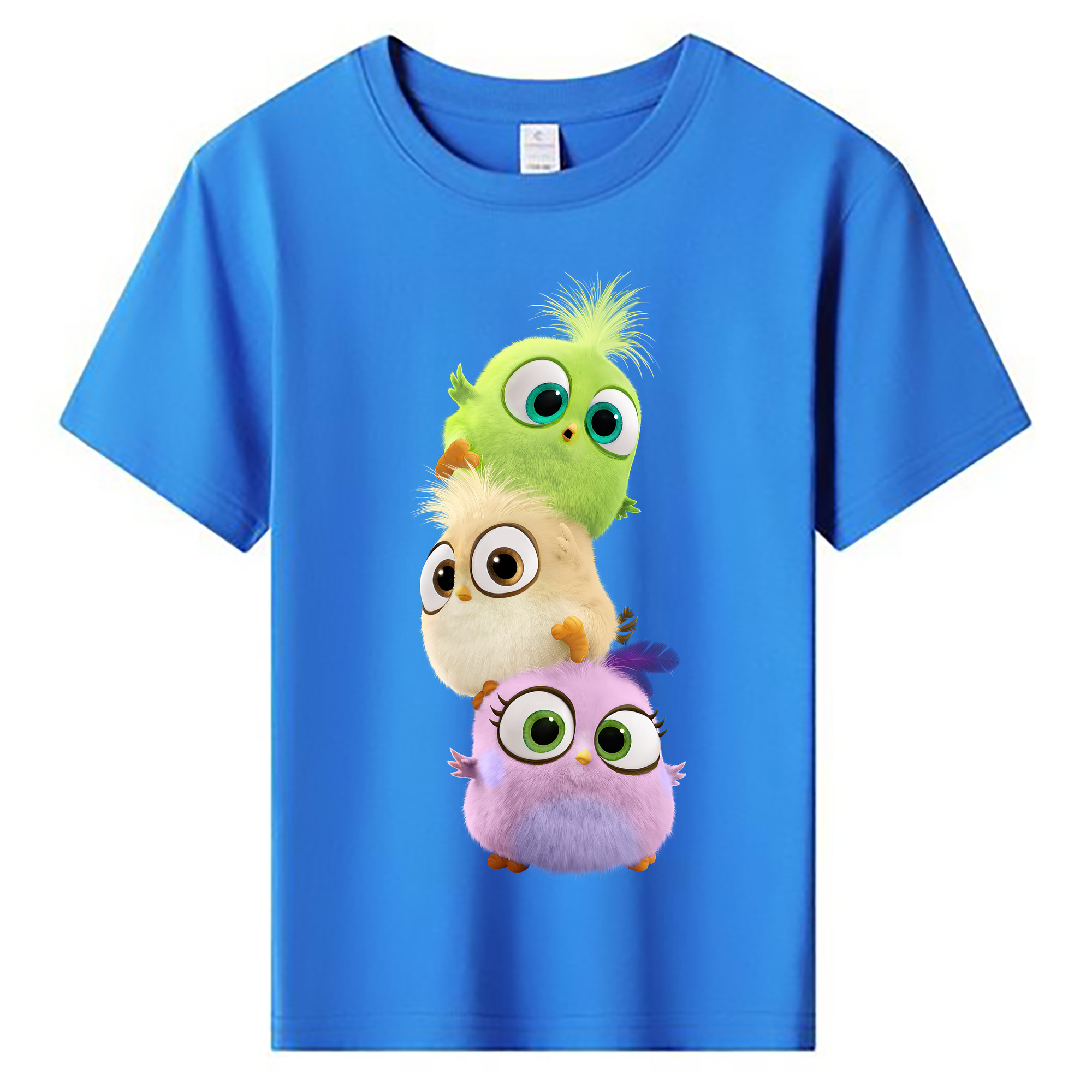 （画像用） Angry Birds アングリーバード 綿100％キッズTシャツ（フロントプリント）